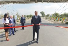 Сдан в эксплуатацию участок Булаглы-Бахрамтепе автодороги Гаджигабул-Бахрамтепе (ФОТО)