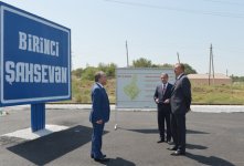 Birinci Shahseven-Ahmadli-Dunyamalilar road commissioned in Beylagan