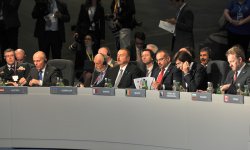 Президент Азербайджана выступил на саммите НАТО в Уэльсе (ФОТО)
