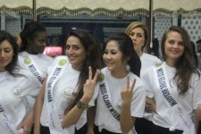 Финалистки "Miss Globe İnternational": "Баку - настоящий райский уголок земли" (ФОТО)