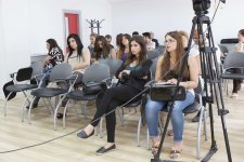 В Баку состоялась пресс-конференция, посвященная "Miss Globe İnternational"  с участием финалисток (ФОТО)