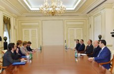 Президент Азербайджана принял делегацию во главе с председателем ПАСЕ (ФОТО)
