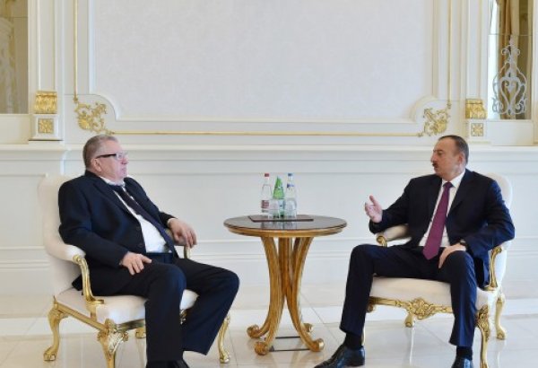 Ilham Aliyev receives Vladimir Zhirinovsky