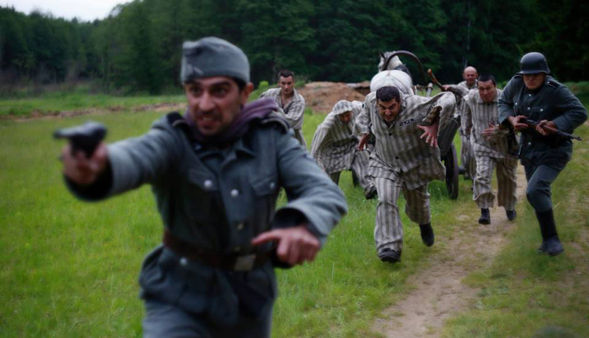 В Гяндже снимается фильм "Прерванные воспоминания" про защитника Брестской крепости (ФОТО)