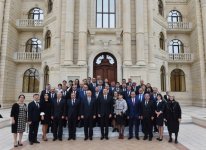 President Ilham Aliyev attended the opening of the Heydar Aliyev Center in Khirdalan