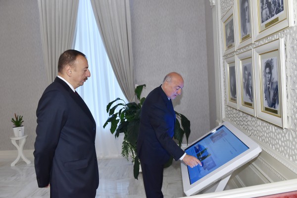 President Ilham Aliyev attended the opening of the Heydar Aliyev Center in Khirdalan