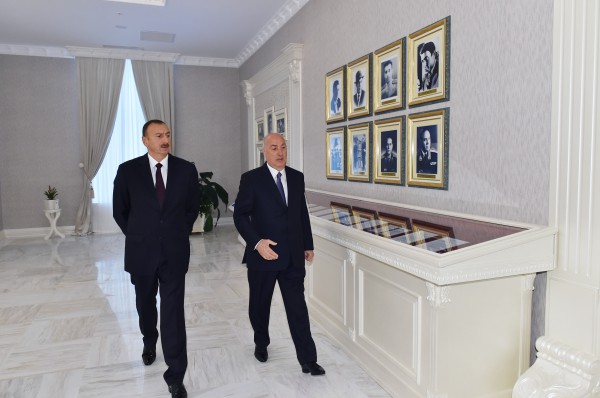 President Ilham Aliyev attended the opening of the Heydar Aliyev Center in Khirdalan