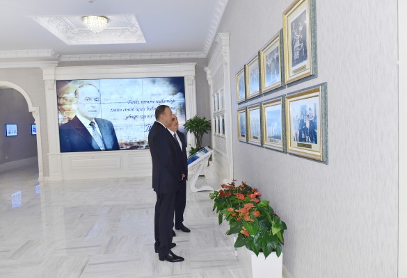 President Ilham Aliyev attended the opening of the Heydar Aliyev Center in Khirdalan