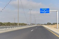 President Aliyev attends opening of first part of Gala-Pirallahi highway (PHOTO)