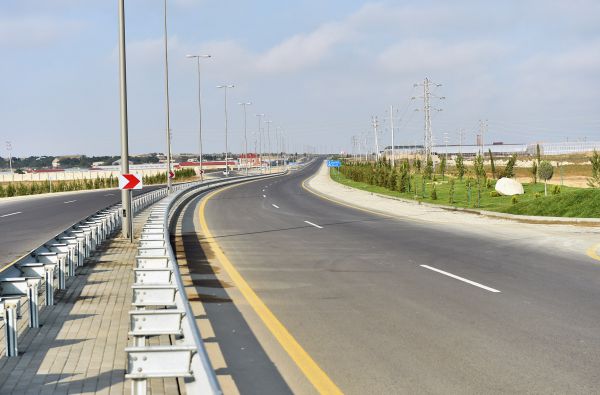 President Aliyev attends opening of first part of Gala-Pirallahi highway (PHOTO)
