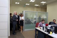 Первая леди Азербайджана Мехрибан Алиева ознакомилась с условиями, созданными в офисе операционного комитета Европейских игр (ФОТО)