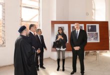 President Aliyev reviews restoration and construction work at Imamzade Complex in Ganja