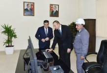 Президент Азербайджана и его супруга ознакомились с работами, проведенными в электрораспределительном пункте "Геранбой" (ФОТО)