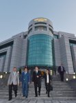 Президент Азербайджана Ильхам Алиев и его супруга Мехрибан Алиева ознакомились с условиями, созданными в новом корпусе отеля «Naftalan Hotel by Rixos» (ФОТО)