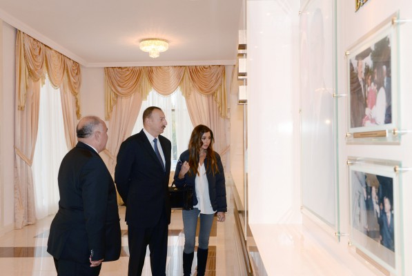 President Ilham Aliyev attended the opening of the Heydar Aliyev Center in Goranboy