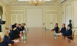 Azerbaijani president receives Lithuanian FM