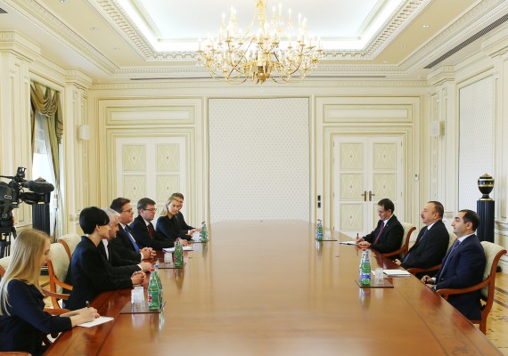 Azerbaijani president receives Lithuanian FM
