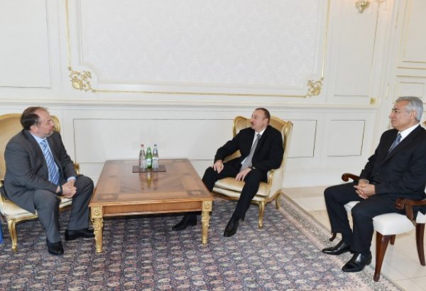 Президент Азербайджана принял главу Европейской конфедерации стрелкового спорта и Российского союза стрелкового спорта