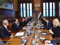 Состоялась встреча Президента Азербайджана и  премьера Венгрии в расширенном составе  (ФОТО)