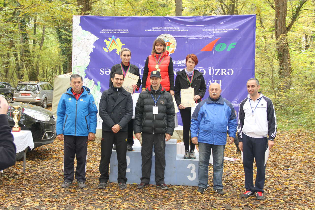 Определились победители открытого Чемпионата Азербайджана по спортивному ориентированию (ФОТО)
