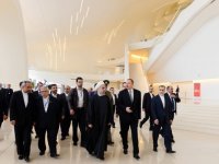 Президенты Азербайджана и Ирана приняли участие в бизнес-форуме в Баку (ФОТО)