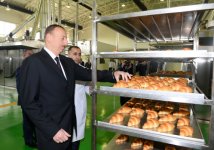 В Шамкире состоялось открытие нового хлебозавода (ФОТО)