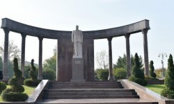 Azerbaijani president visits country’s Shamkir district