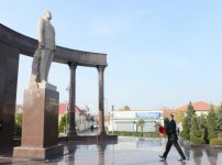 Azerbaijani president visits country’s Shamkir district