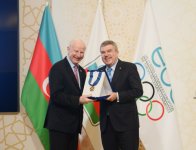 Президент Азербайджана и его супруга приняли участие в открытии 43-й Генассамблеи Европейского Олимпийского комитета в Баку (ФОТО)