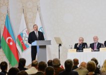 Президент Азербайджана и его супруга приняли участие в открытии 43-й Генассамблеи Европейского Олимпийского комитета в Баку (ФОТО)