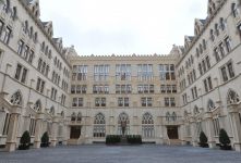 Azerbaijani president attends opening of new building of Baku-Oxford School (PHOTO)