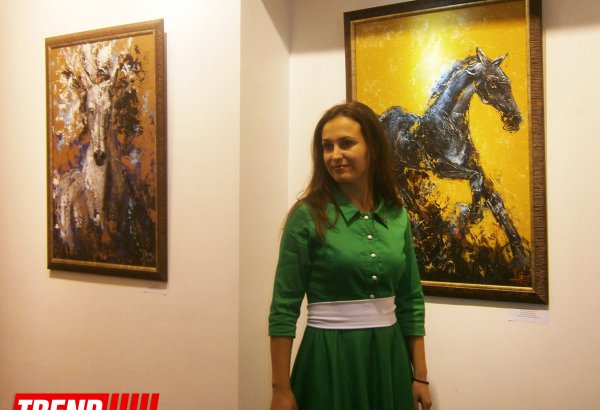 Карабахские скакуны глазами латвийской художницы Аллы Дзевалтовской (ФОТО)