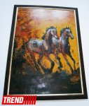 Карабахские скакуны глазами латвийской художницы Аллы Дзевалтовской (ФОТО)