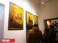Карабахские скакуны глазами латвийской художницы Аллы Дзевалтовской (ФОТО)