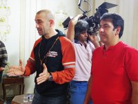 Небахат Чехре, Лейн Девис, Юрий Балиев в фильме Вахида Мустафаева "Кровавый январь": пресс-конференция (ФОТО)