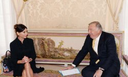 Первая леди Азербайджана Мехрибан Алиева встретилась с председателем Сената Франции  (ФОТО)