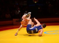 Mehriban Aliyeva attends France-Azerbaijan wrestling bout in Paris (PHOTO)