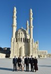 President Aliyev and his spouse attend opening of Heydar Mosque in Baku