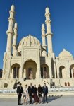 President Aliyev and his spouse attend opening of Heydar Mosque in Baku