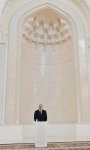 President Aliyev and his spouse attend opening of Heydar Mosque in Baku