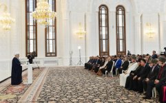 President Aliyev and his spouse attend opening of Heydar Mosque in Baku