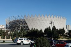 Президент Ильхам Алиев и его супруга ознакомились с ходом капремонта в Спортивно-концертном комплексе имени Гейдара Алиева  (ФОТО)
