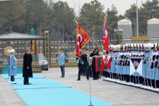 Ankara holds official welcoming ceremony of Azerbaijani president (PHOTO)