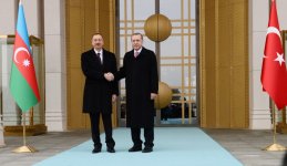 Ankara holds official welcoming ceremony of Azerbaijani president (PHOTO)