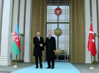 Ankara holds official welcoming ceremony of Azerbaijani president (PHOTO)