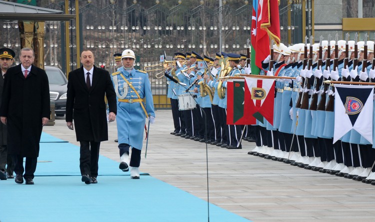 Ankara holds official welcoming ceremony of Azerbaijani president (PHOTO)