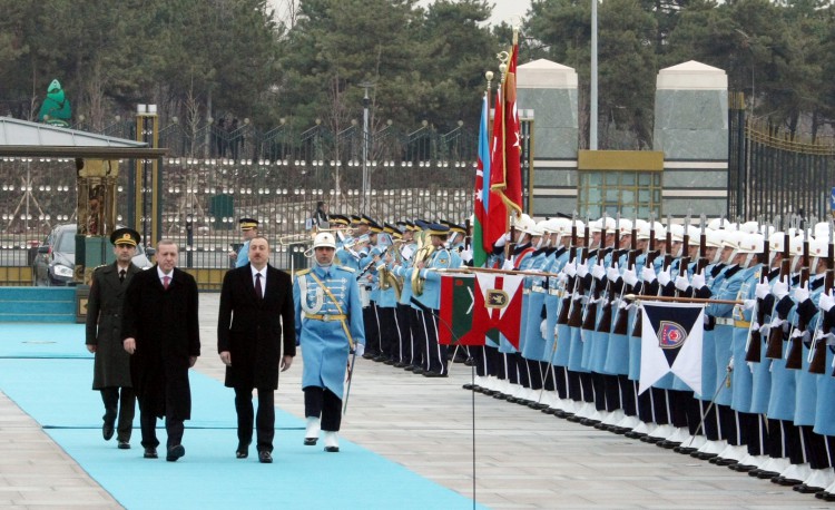 Ankara holds official welcoming ceremony of Azerbaijani president (PHOTO)