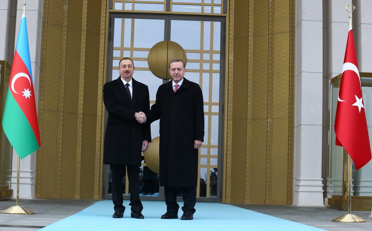 Ankara holds official welcoming ceremony of Azerbaijani president (PHOTO)