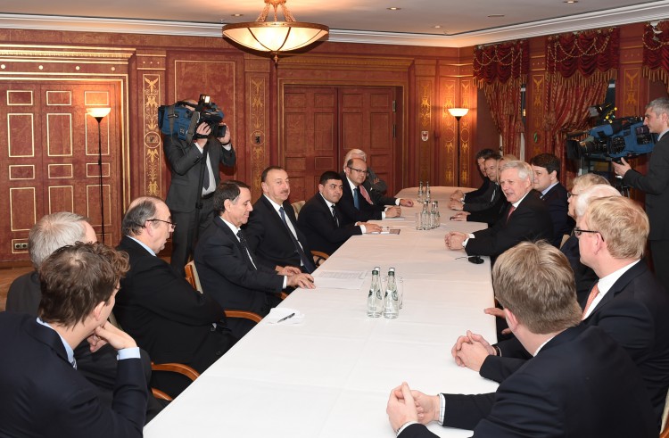 Azerbaijani president meets German parliament, German-Azerbaijani Forum members