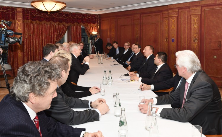 Azerbaijani president meets German parliament, German-Azerbaijani Forum members